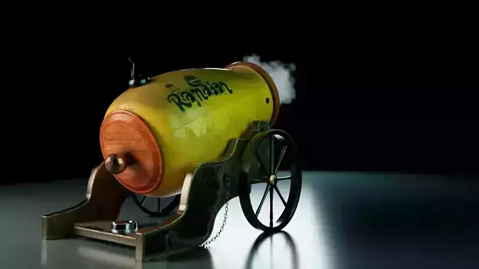 CANNON MODEL AND TEXTURE