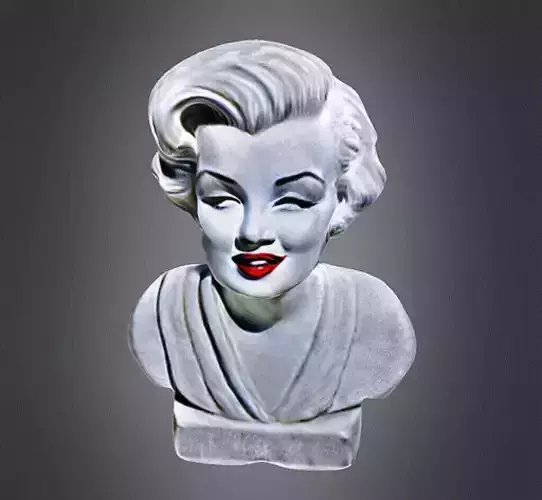 Marilyn Monroe 3d Bust 3D print model
