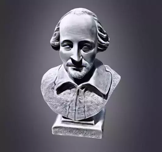 William Shakespeare 3d bust 3D print model