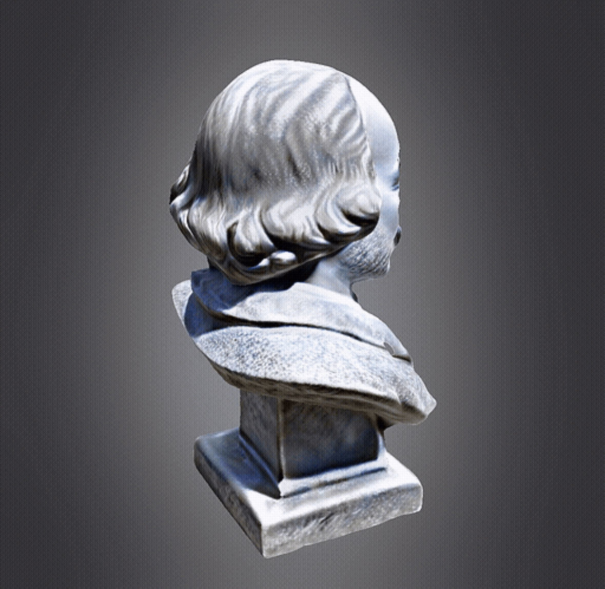 William Shakespeare 3d bust 3D print model_5