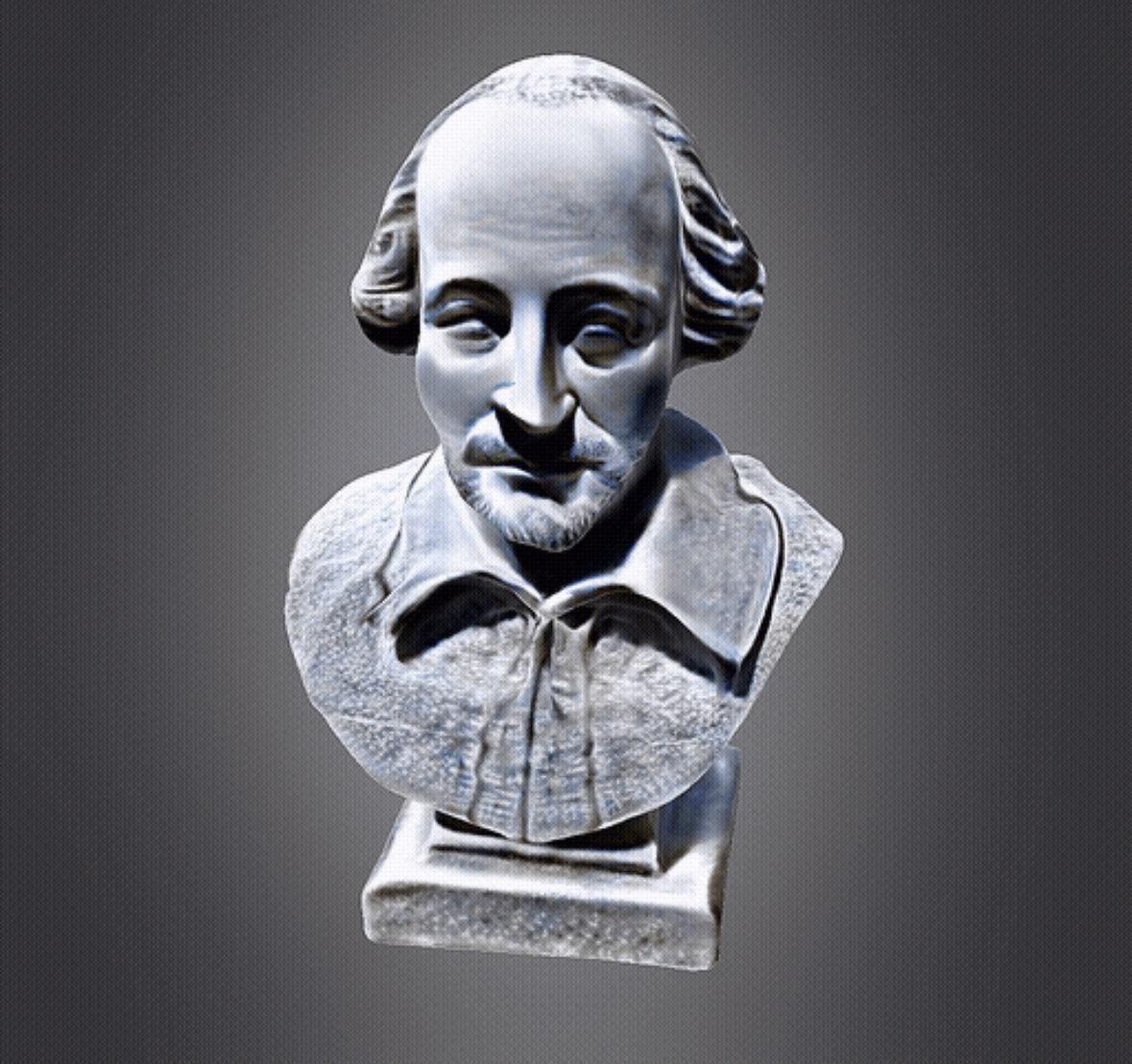 William Shakespeare 3d bust 3D print model_1