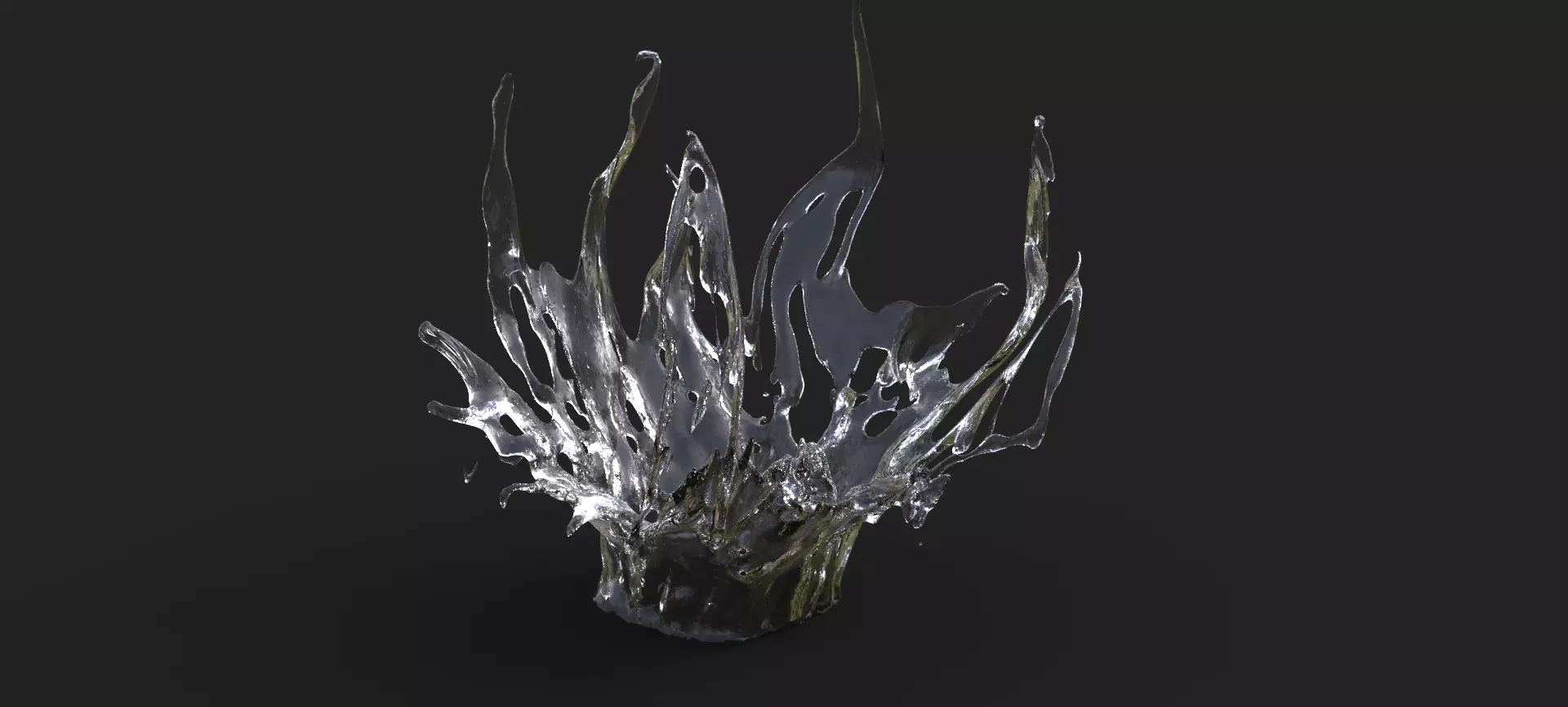 Water stylized 1 3D model_0