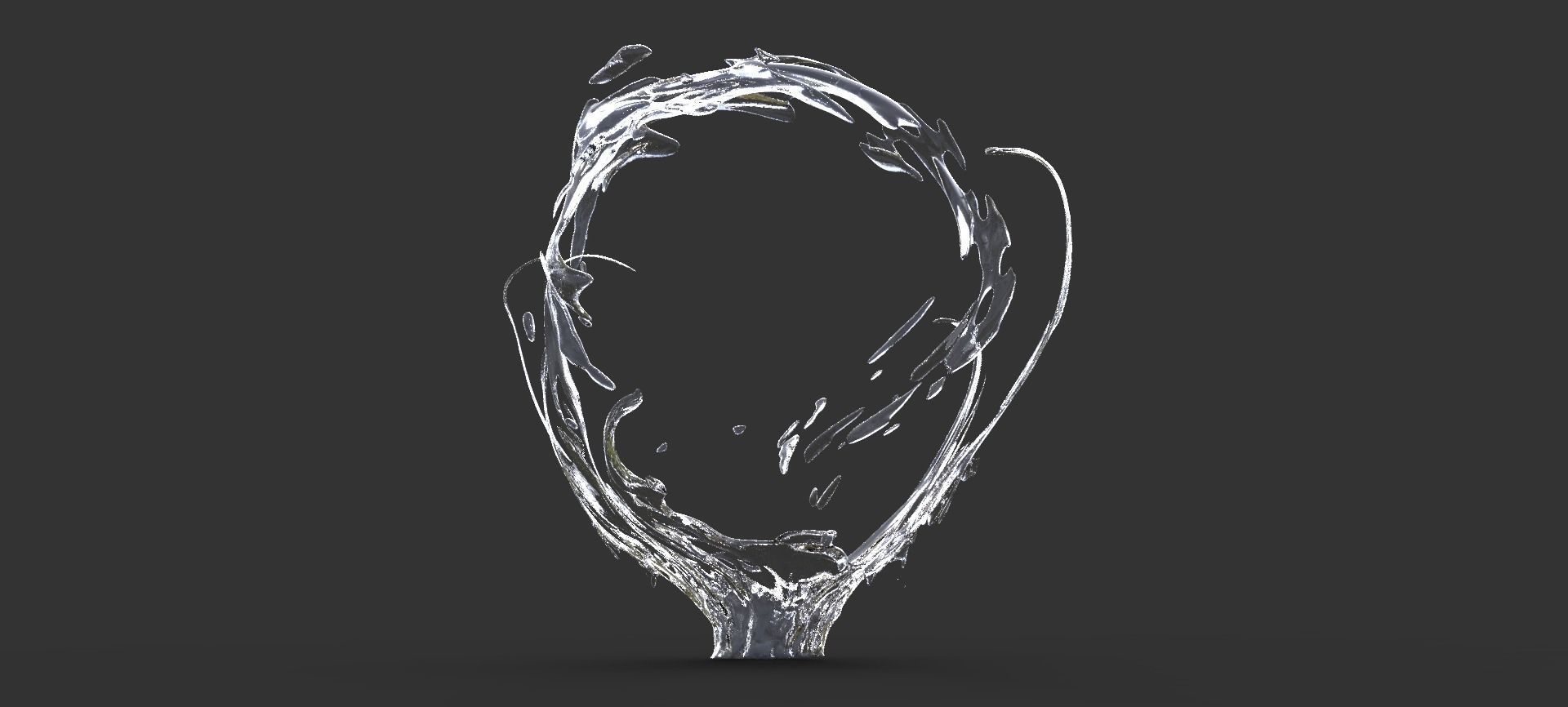 Water stylized portal arena 3D model_1