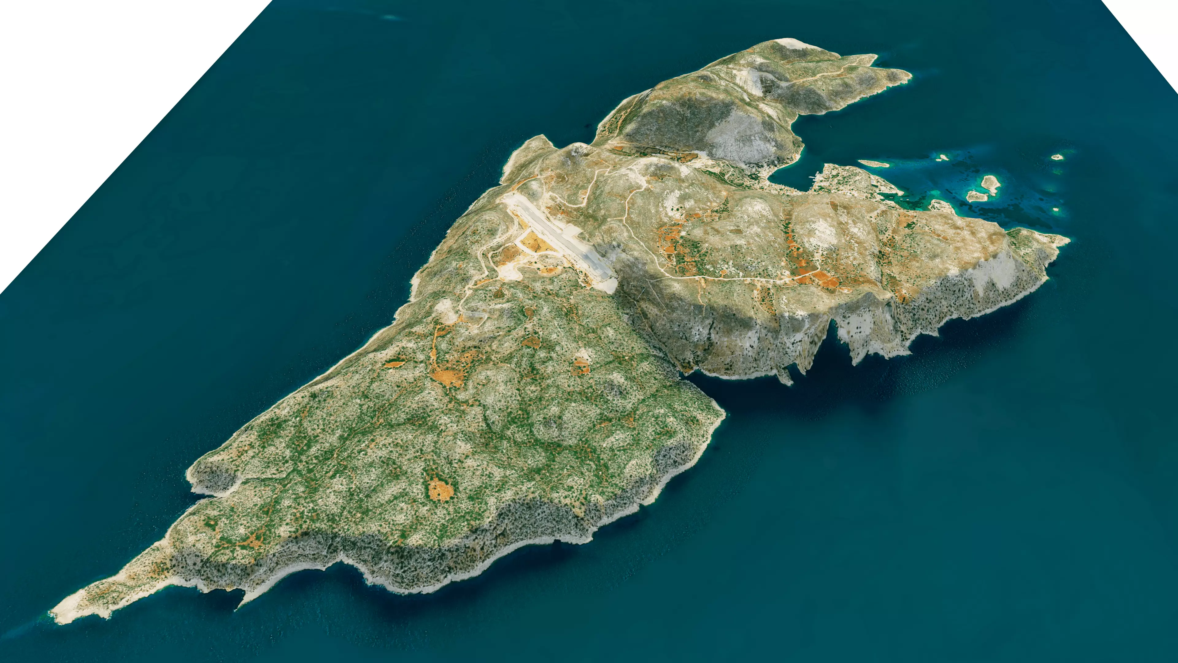 Kastellorizo Island 3d model terrain Low-poly 3D model_0