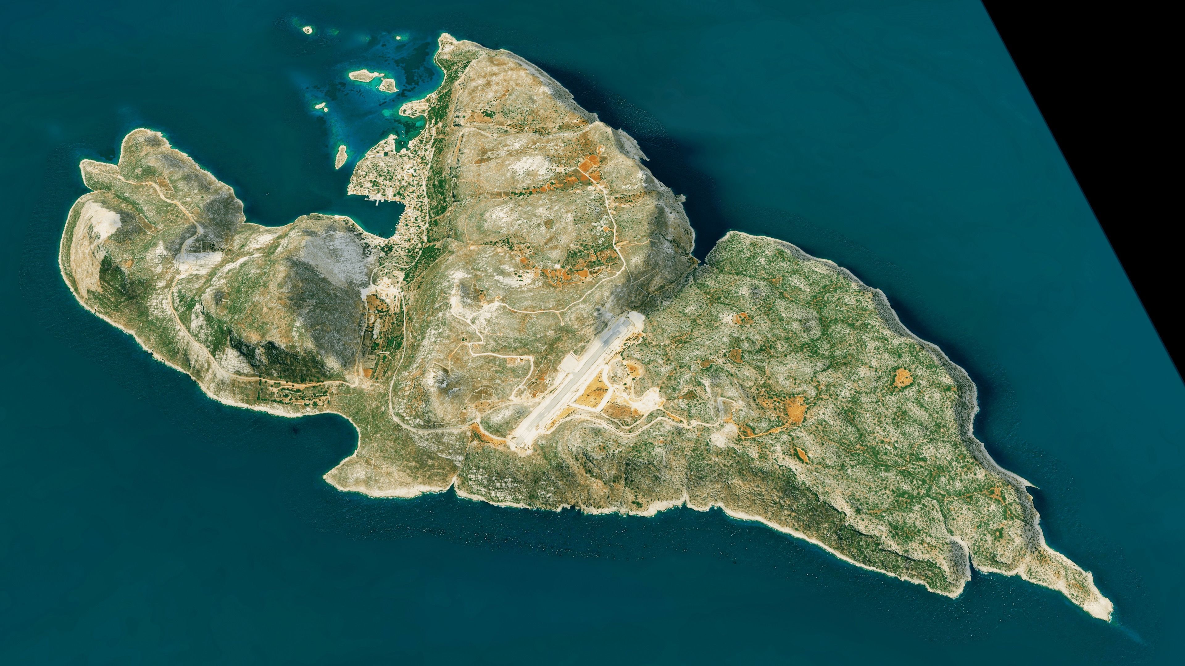 Kastellorizo Island 3d model terrain Low-poly 3D model_8