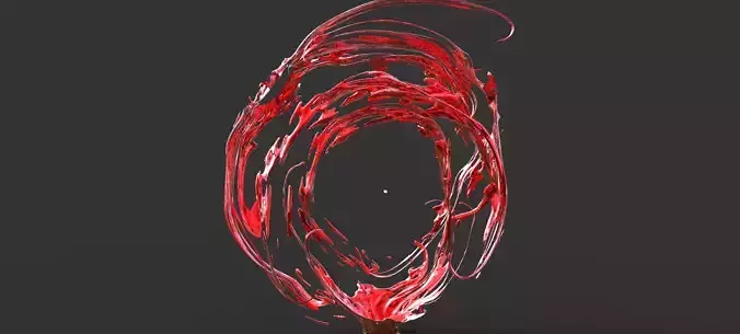 Blood portal 3D model