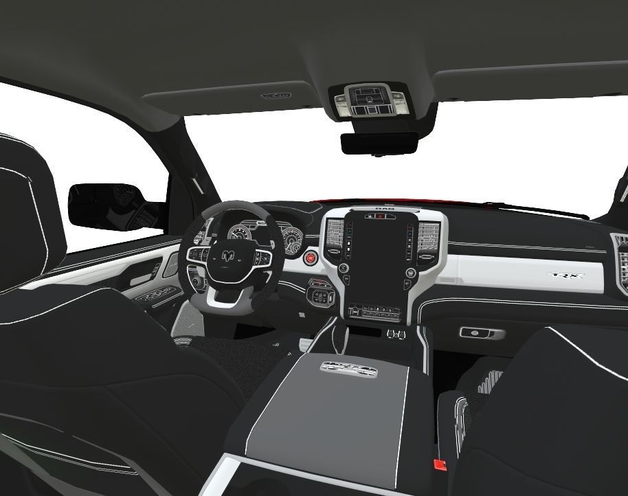 RAM TRX 1500 2021  3D model_7