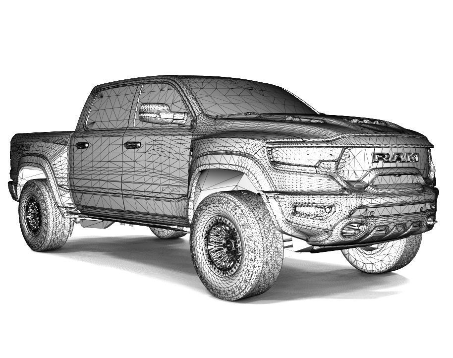 RAM TRX 1500 2021  3D model_9