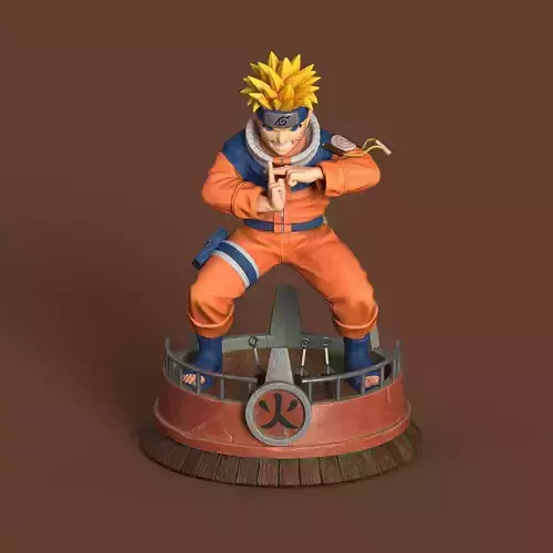 Naruto fan art 3d printing