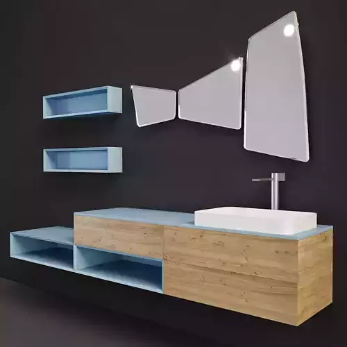 Arblu Lineo Wall-mounted vanity unit