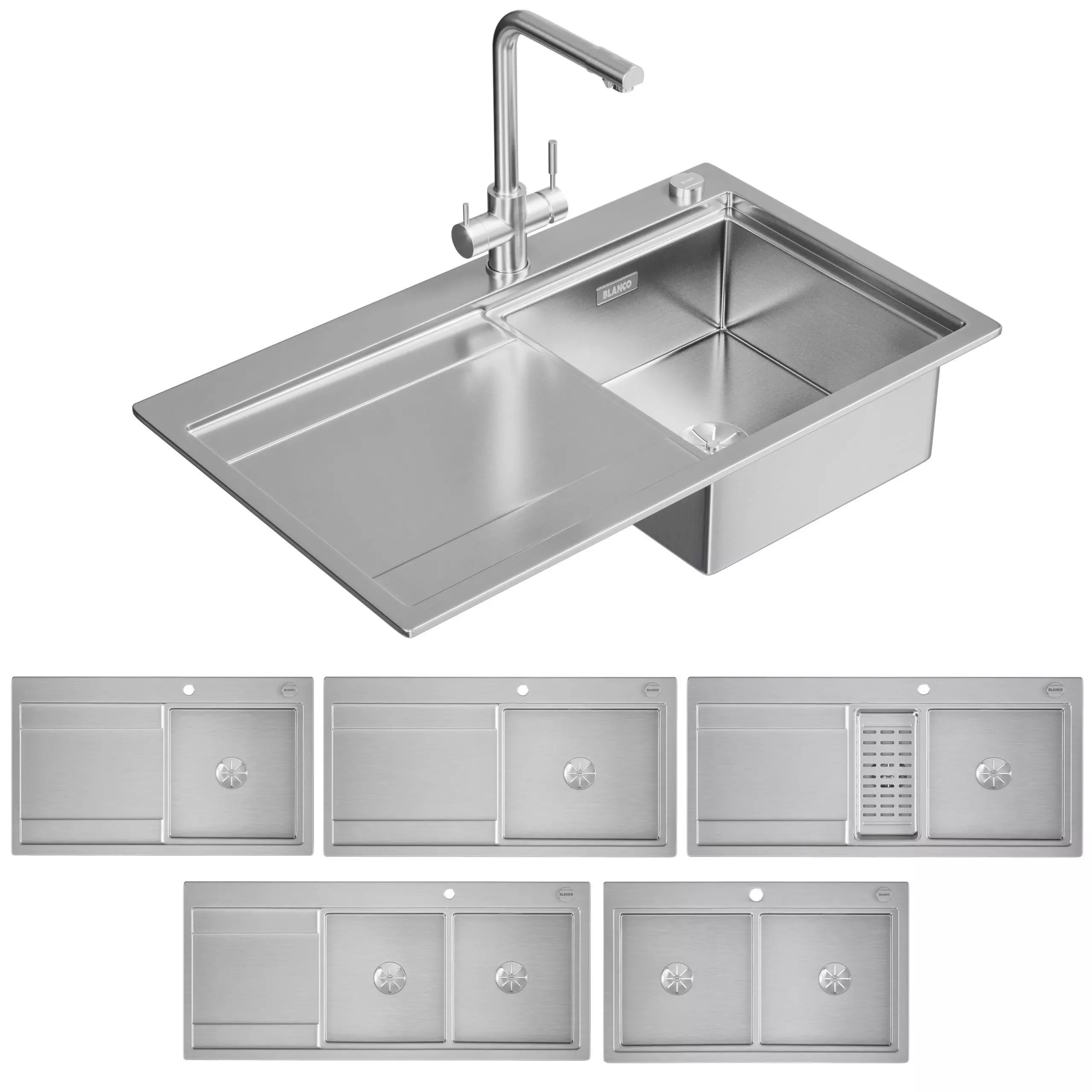 Blanco Divon II 45-5-6-8S-8 IF 3D model
