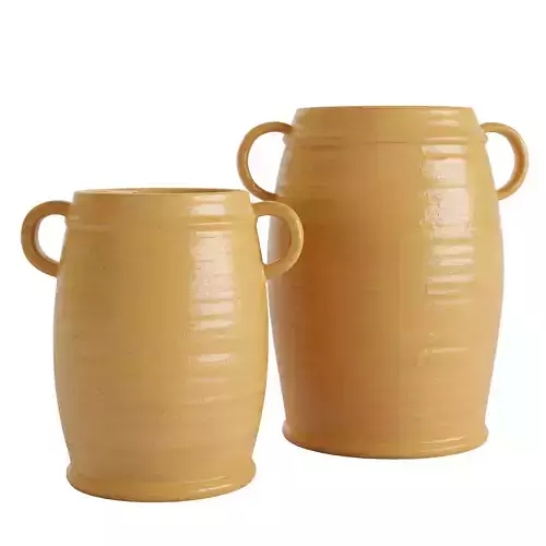 Handcrafted Lachman Crock Vases 3D model