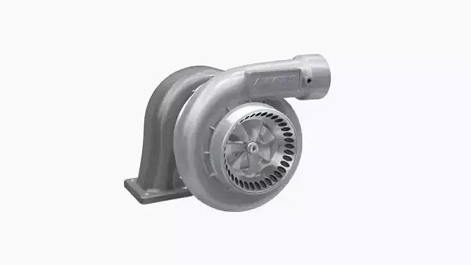 Harts H6 Pro275 134mm turbocharger Low-poly 3D model