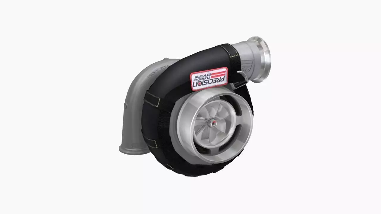 Precision GEN2 Promod 110mm turbocharger with blanket Low-poly 3D model