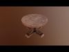 Round Table Low-poly 3D model_2