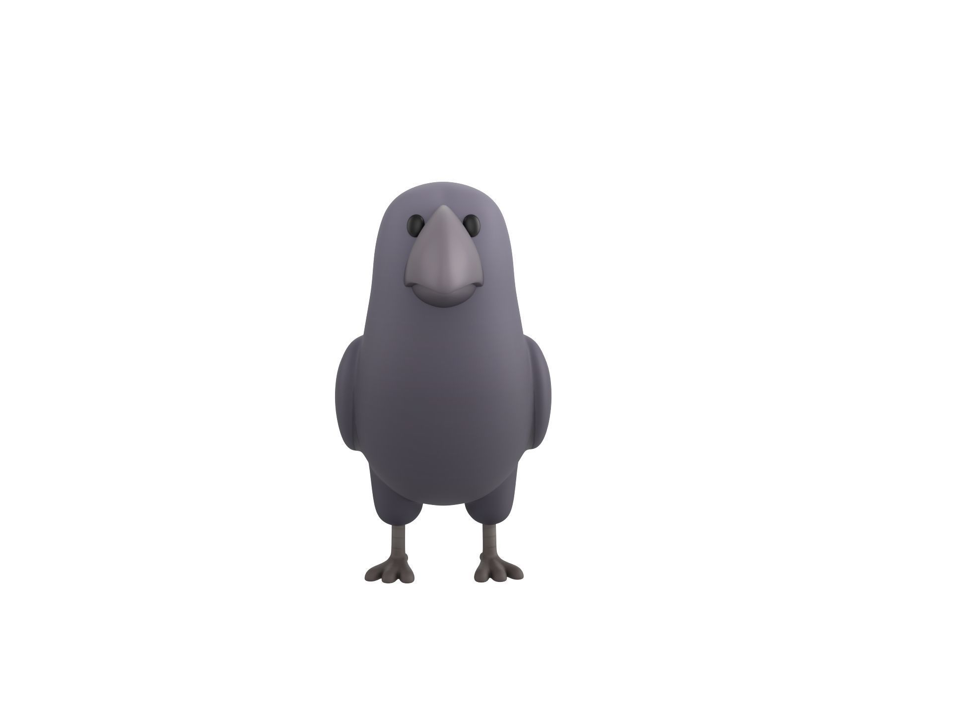 Character277 Crow 3D model_1