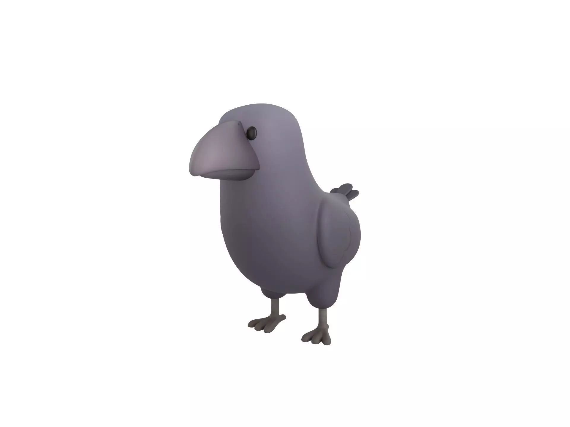 Character277 Crow 3D model_0