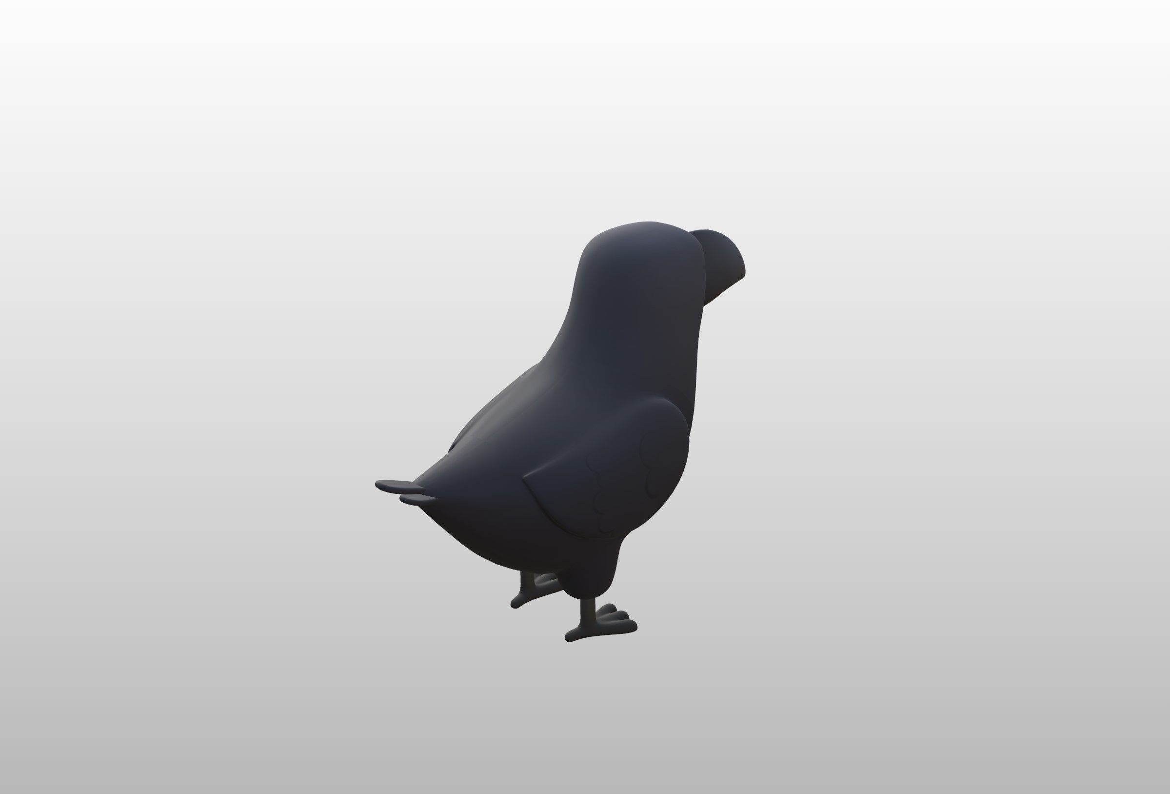 Character277 Crow 3D model_13
