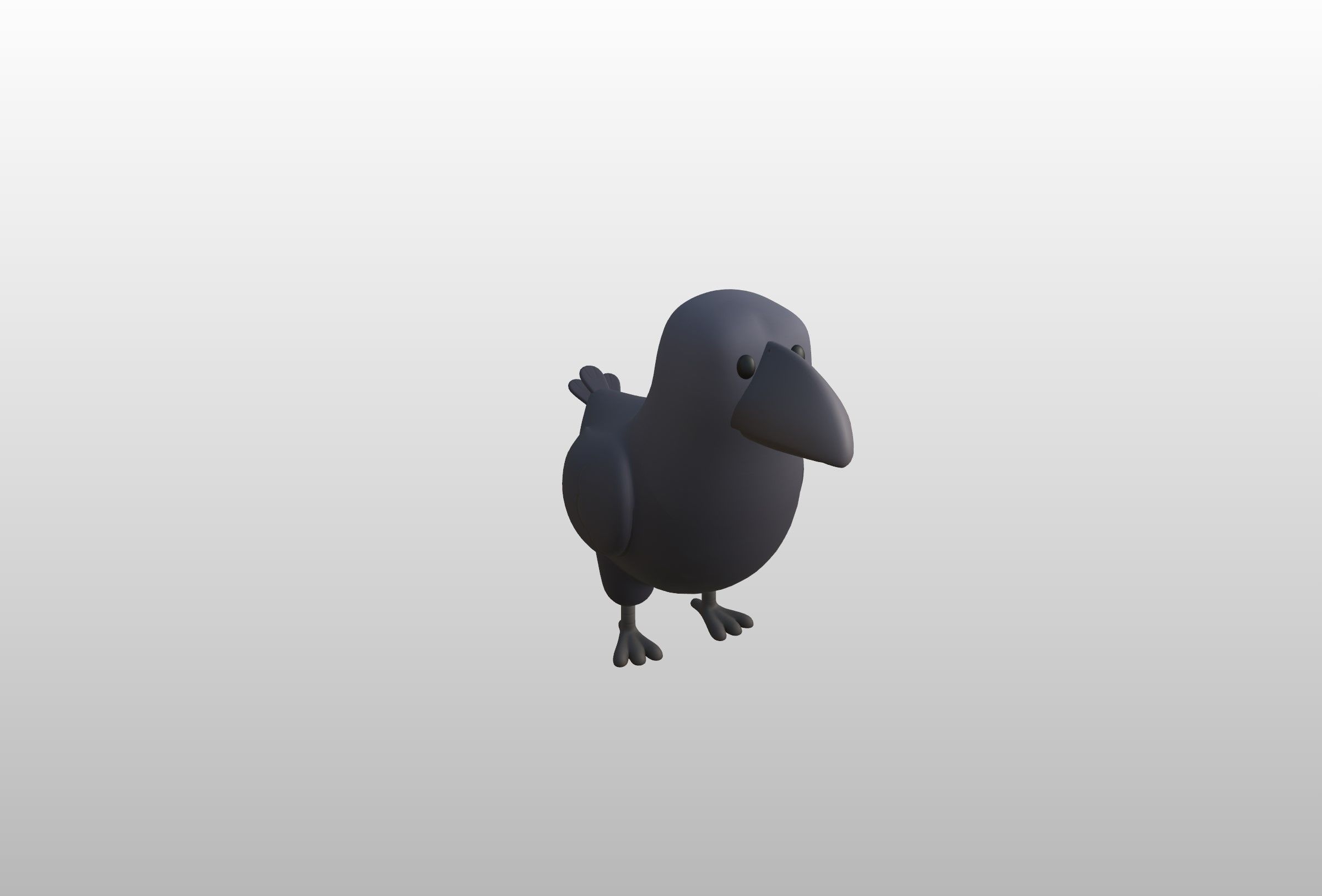 Character277 Crow 3D model_12