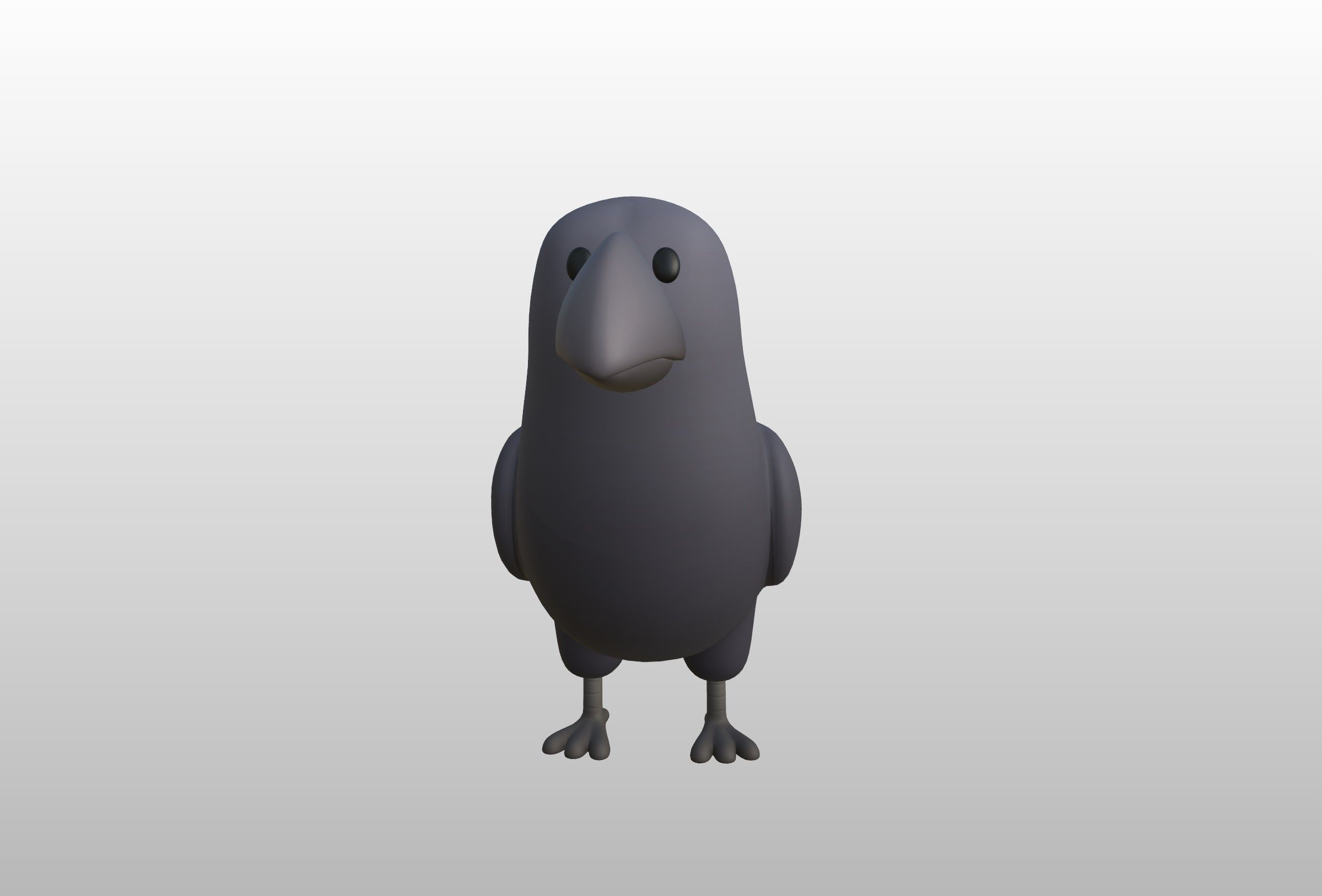 Character277 Crow 3D model_11