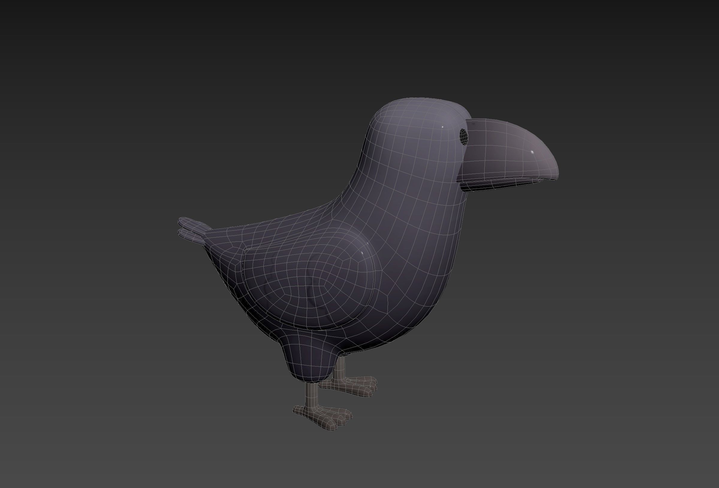 Character277 Crow 3D model_22