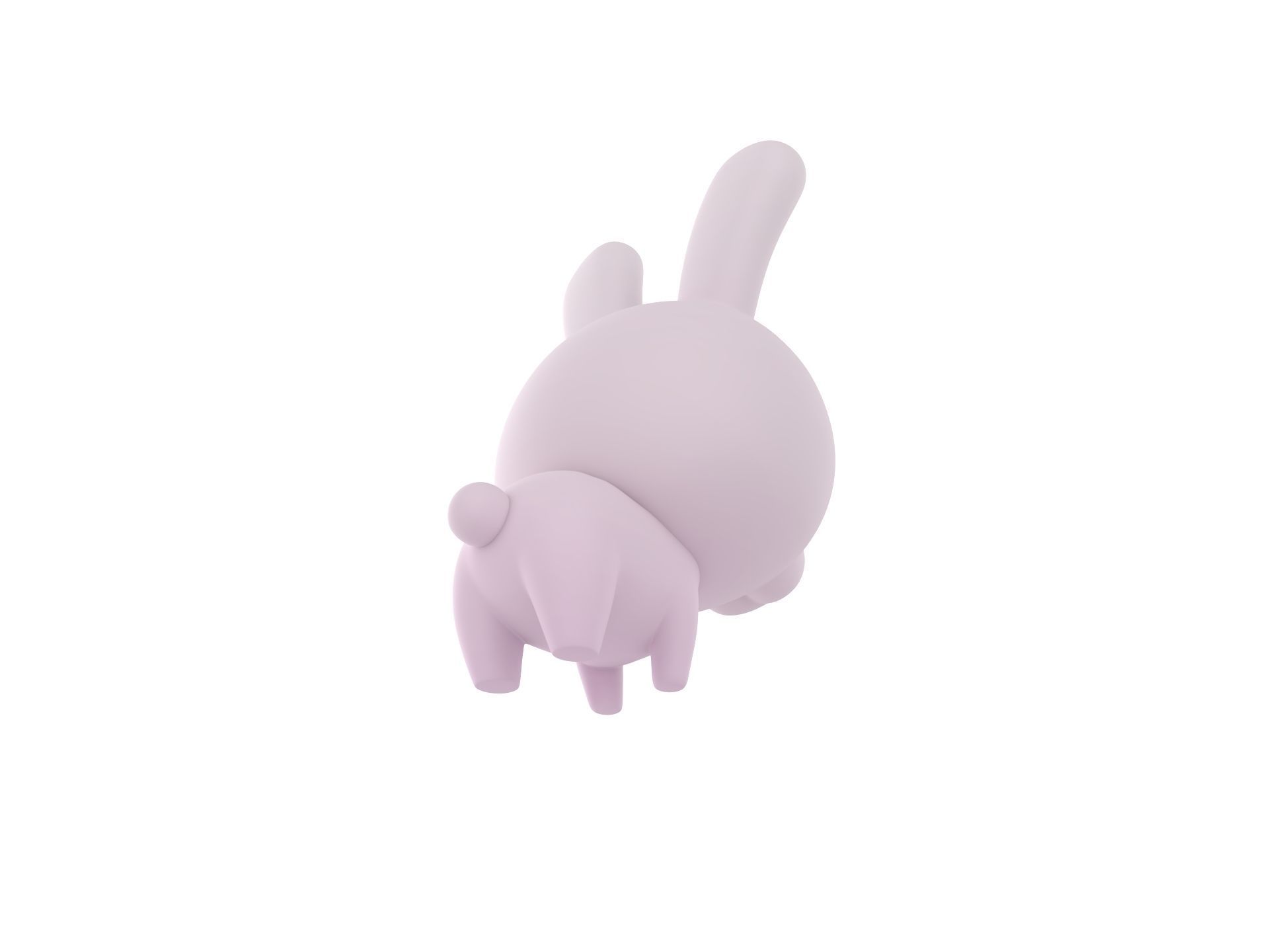 Character278 Rabbit 3D model_4