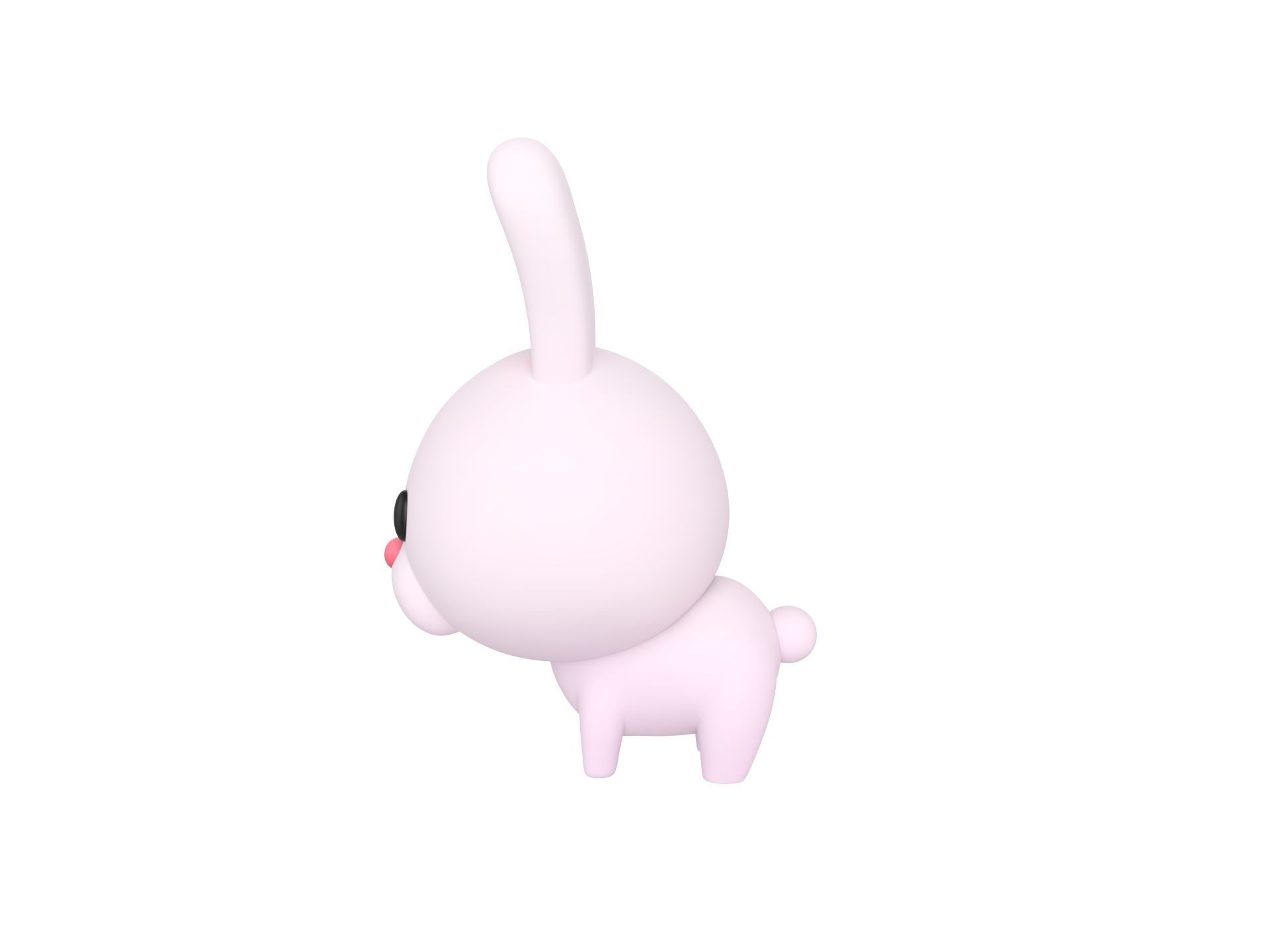 Character278 Rabbit 3D model_7