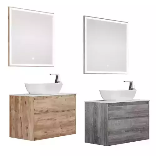 Nova Lite 90 rustic oak  rochelle 2 drawers