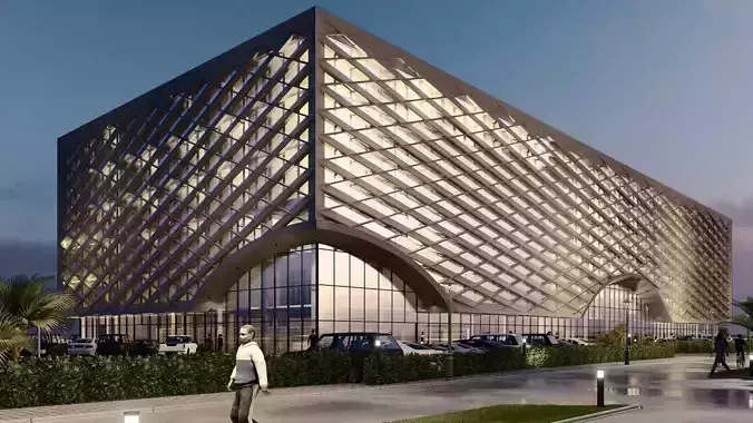 Modern Shopping Mall Revit Design