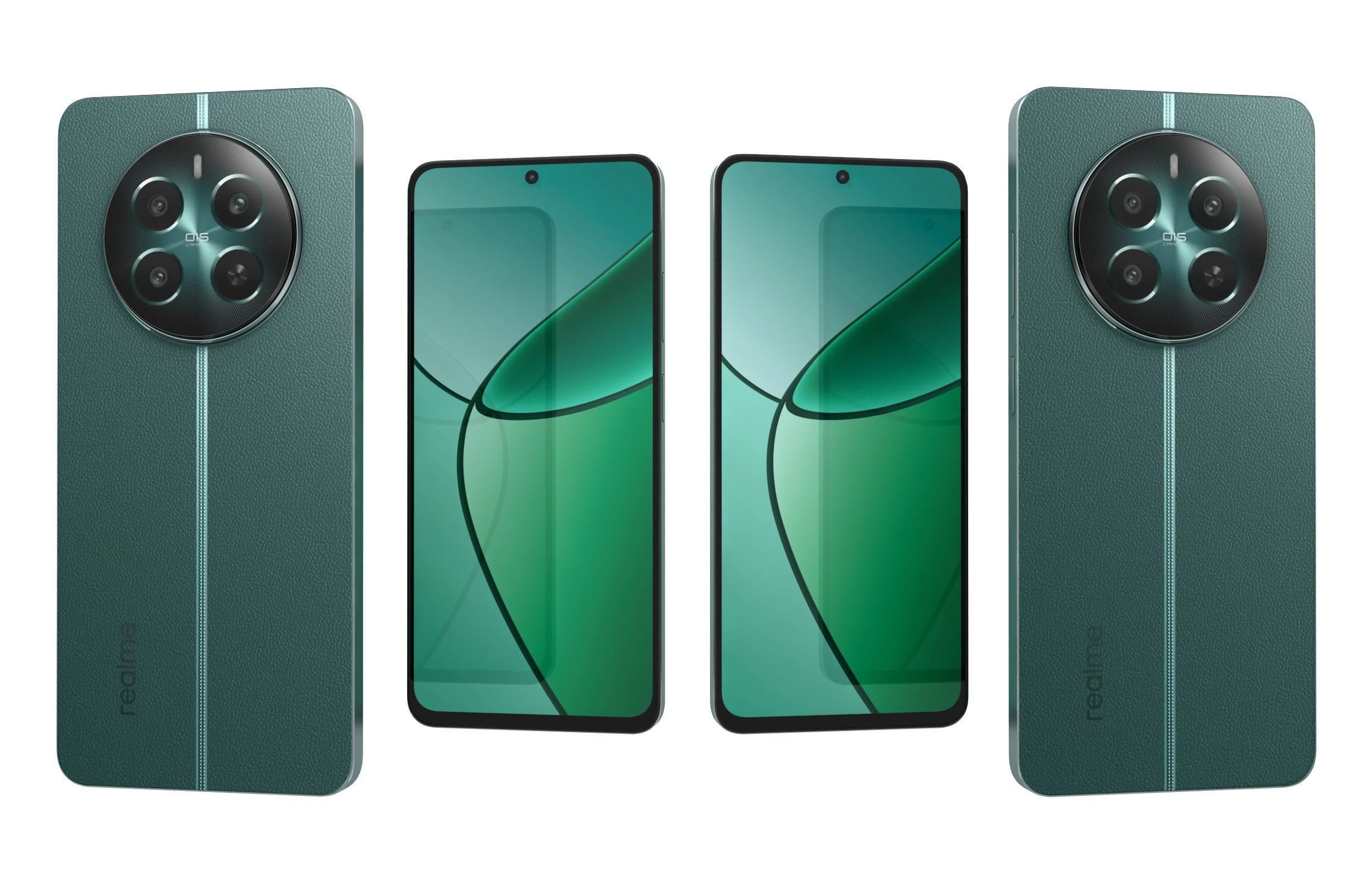 Realme 12 Plus Green 3D model_3