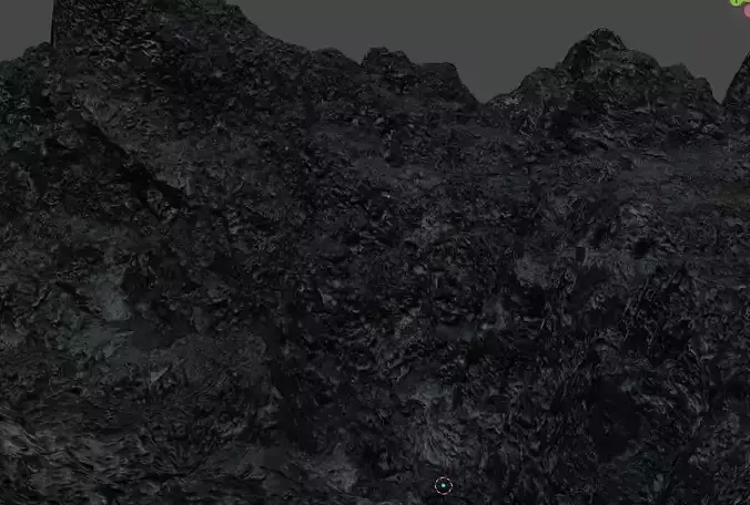 Mountain rocky terrain