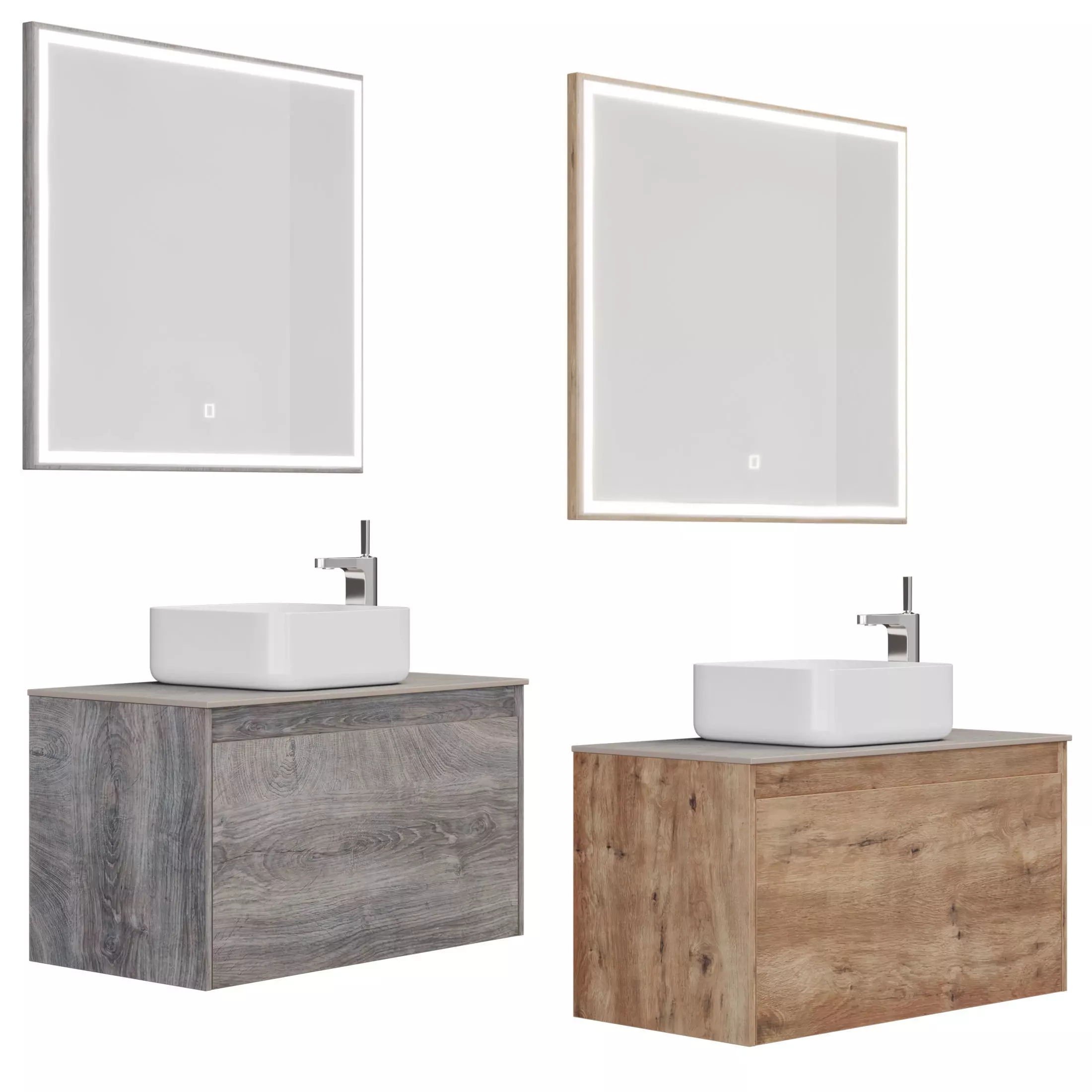 Nova Lite 90 Oak Rochelle Rustic 1 box 3D model
