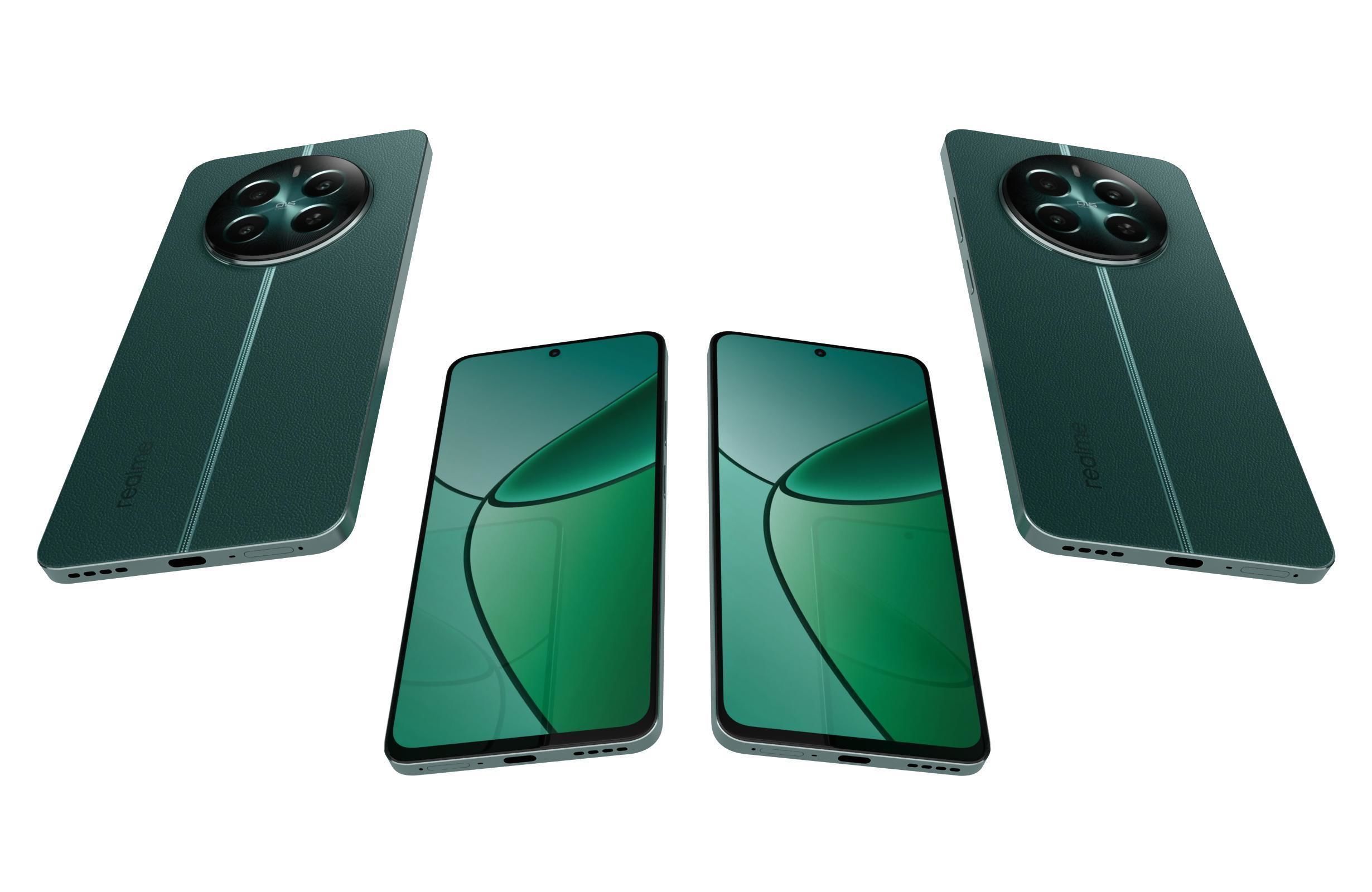 Realme 12 Plus Green And Yellow 3D model_26