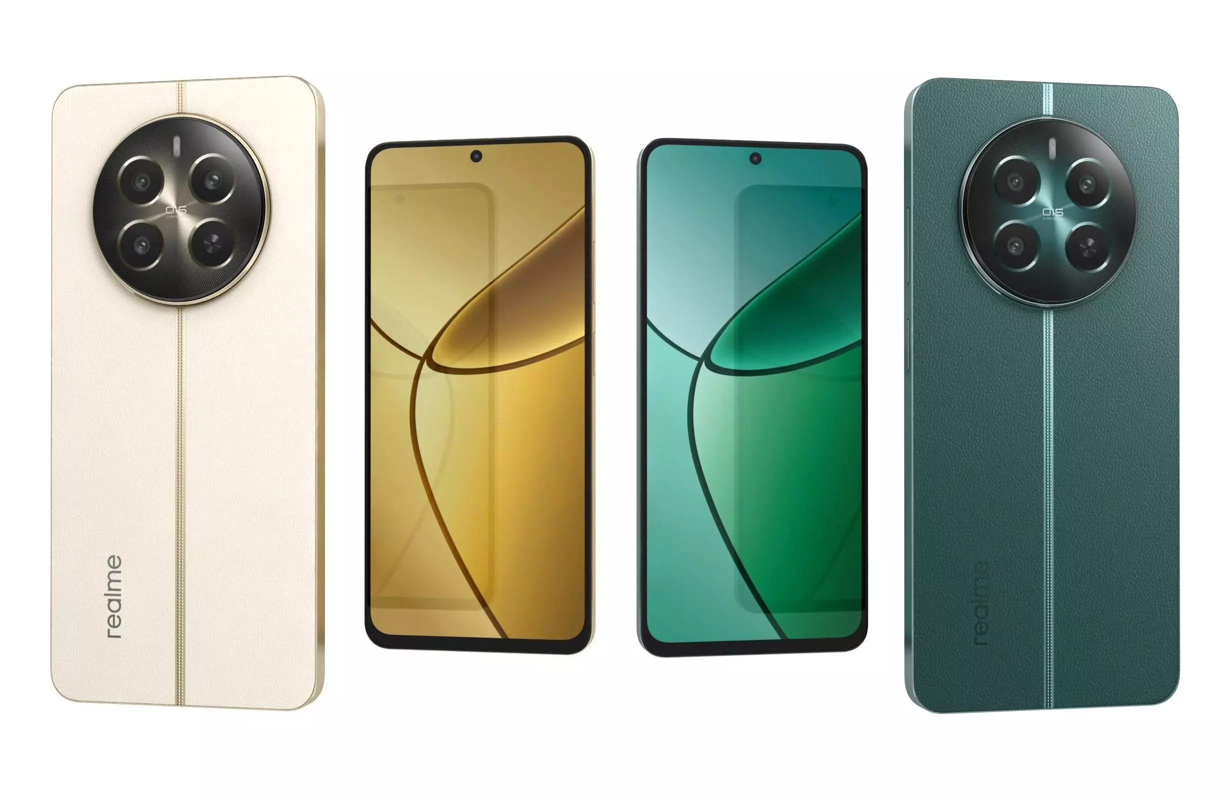 Realme 12 Plus Green And Yellow 3D model_0