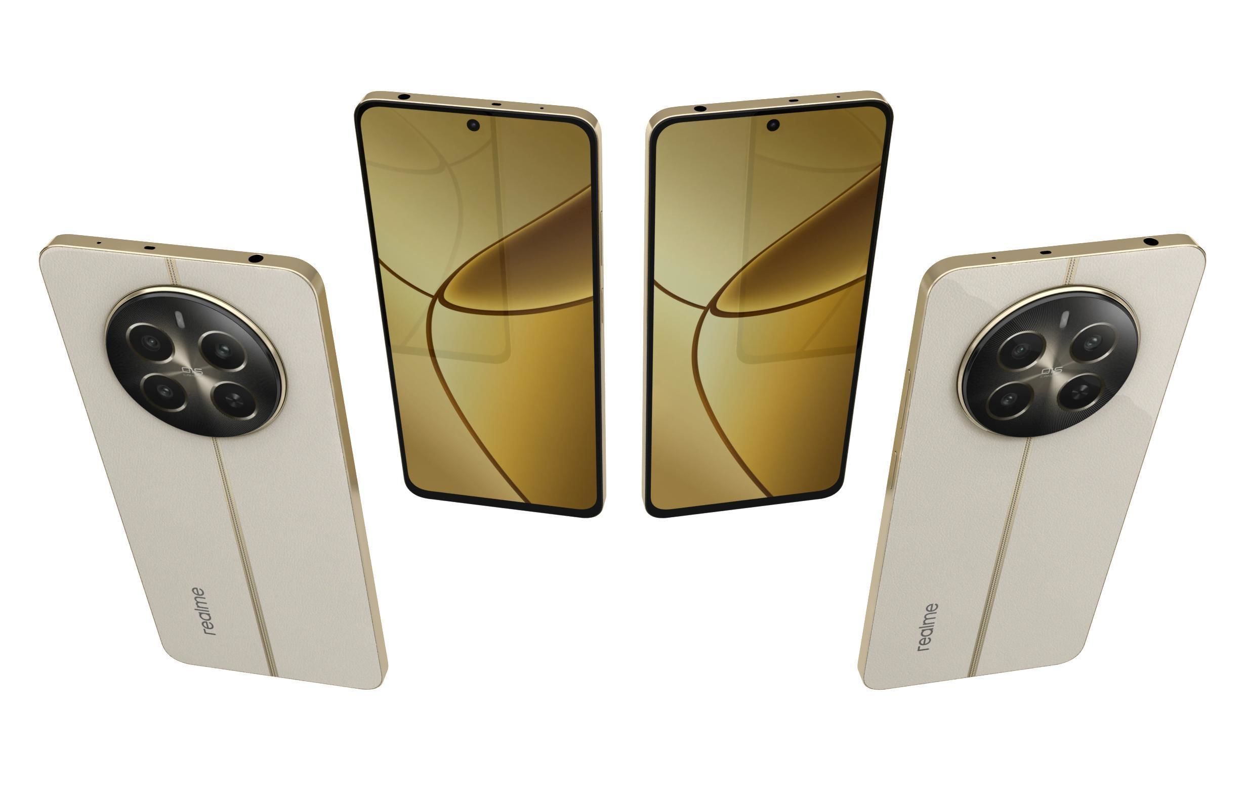 Realme 12 Plus Green And Yellow 3D model_21