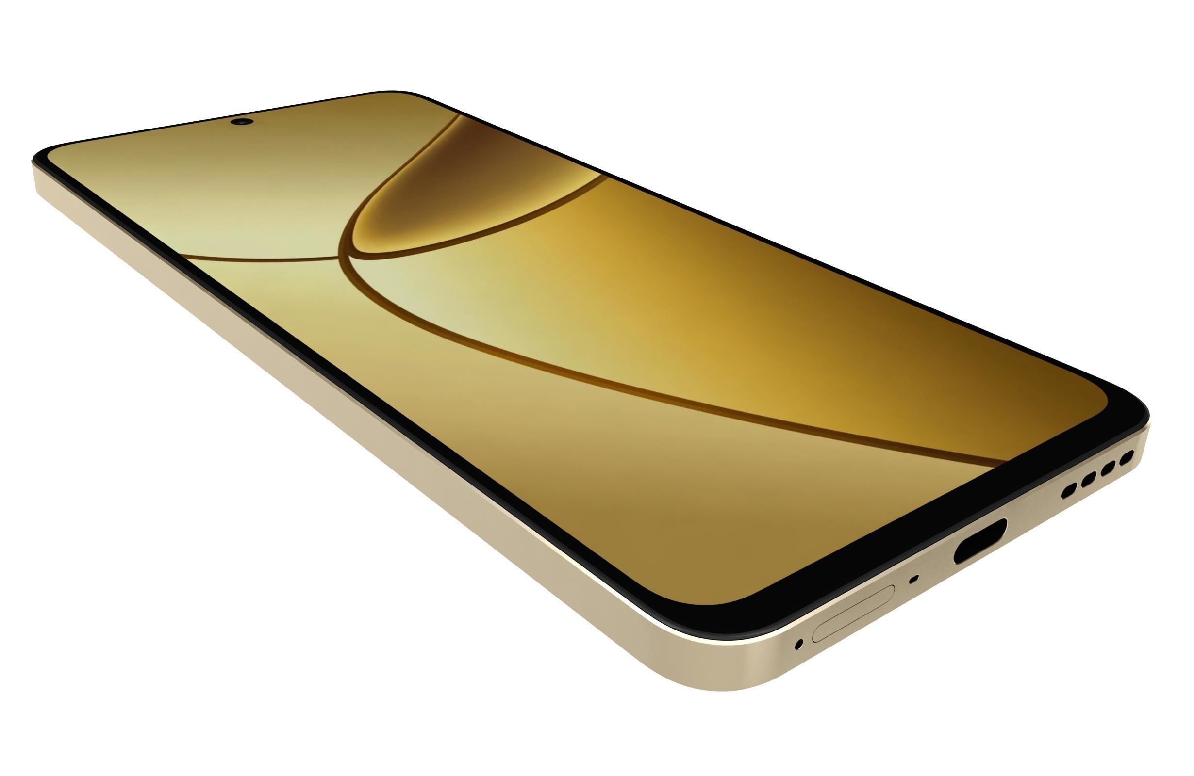 Realme 12 Plus Green And Yellow 3D model_9