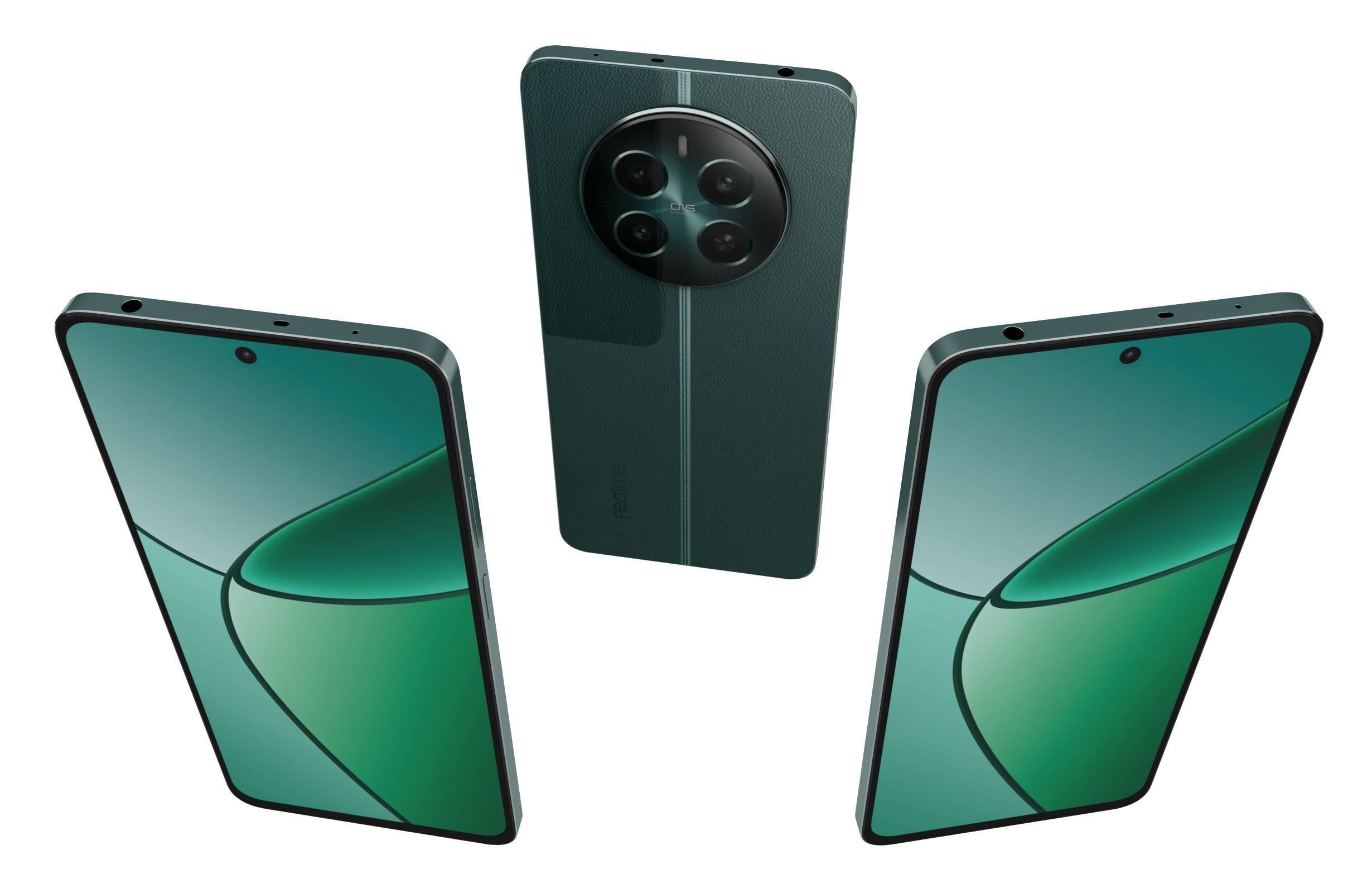 Realme 12 Plus Green And Yellow 3D model_18