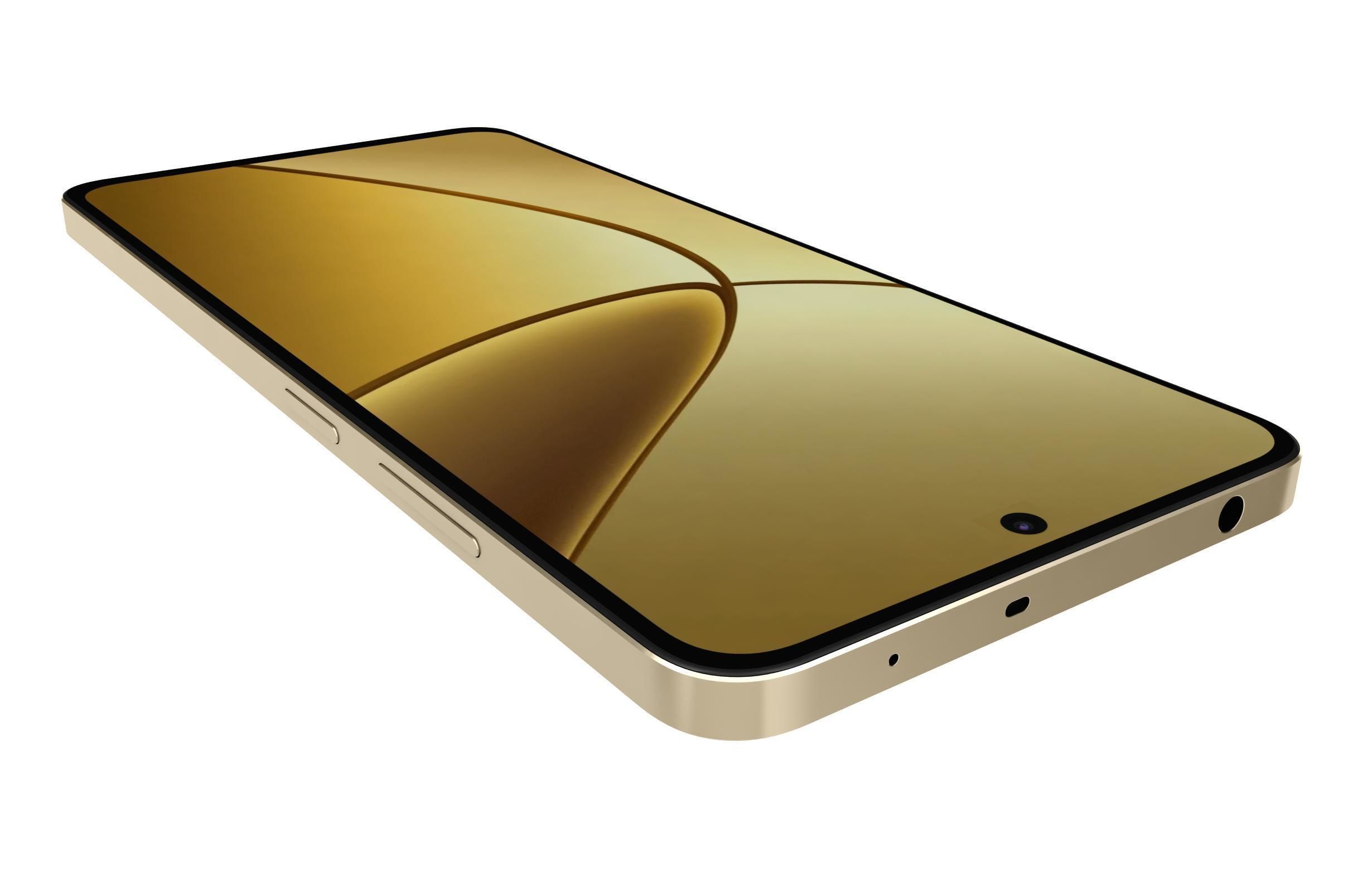 Realme 12 Plus Green And Yellow 3D model_11