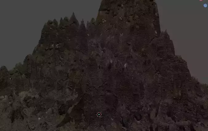 Mountain rocky terrain