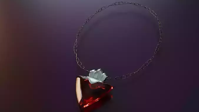 Fate Rin Ruby Pendant