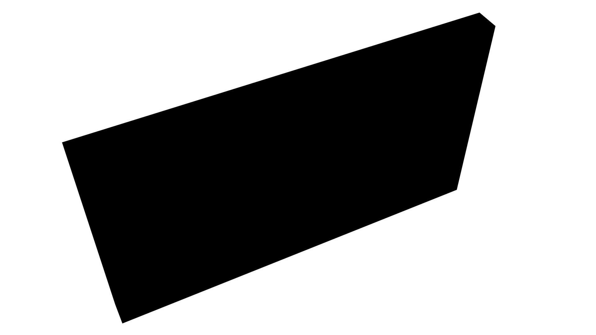 Low Poly Game Ready TV OFF Low-poly 3D model_2