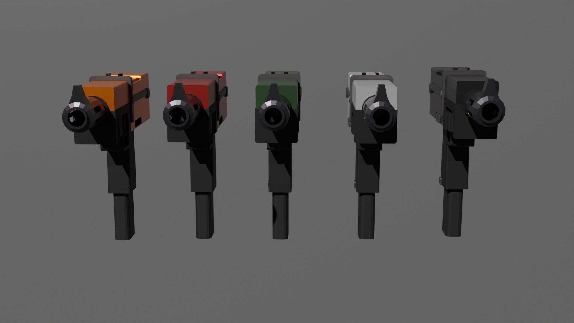 Warhammer 40k Autopistol Pattern Voss Mk 10 Low-poly 3D model_9