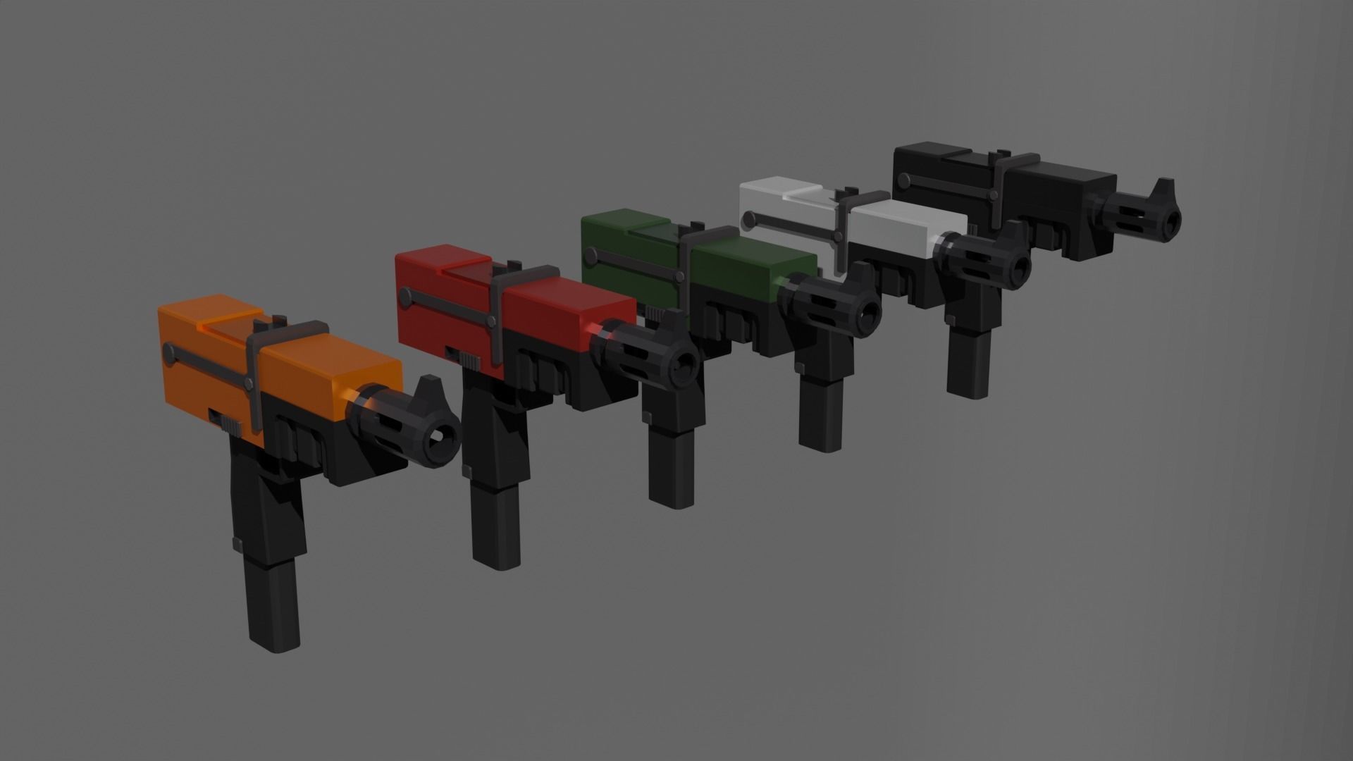 Warhammer 40k Autopistol Pattern Voss Mk 10 Low-poly 3D model_6