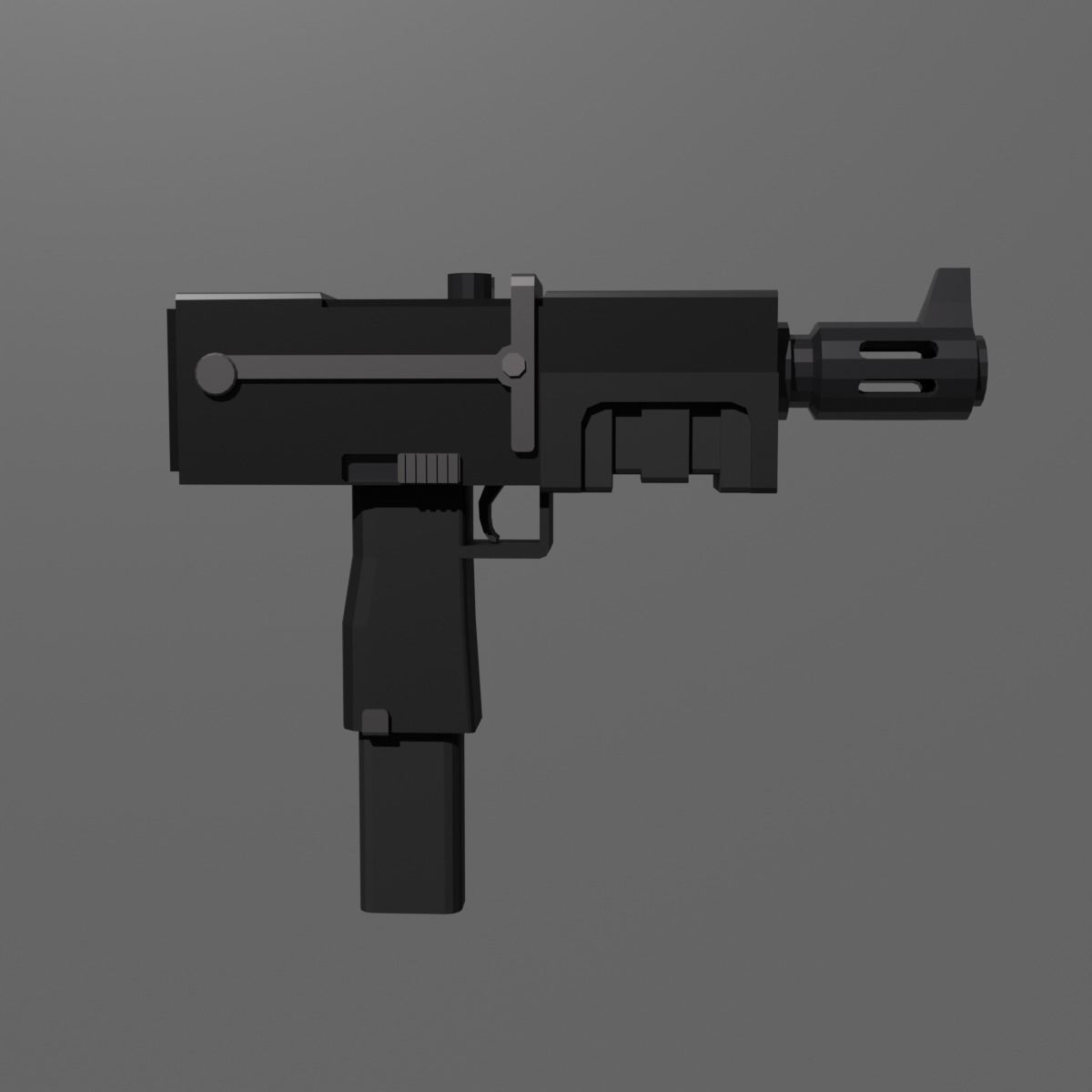 Warhammer 40k Autopistol Pattern Voss Mk 10 Low-poly 3D model_16