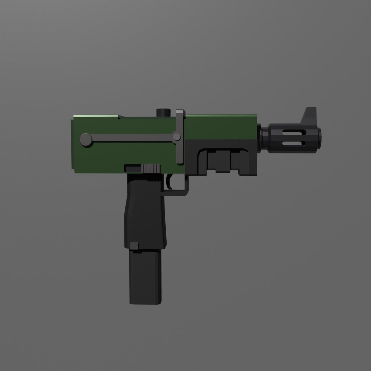 Warhammer 40k Autopistol Pattern Voss Mk 10 Low-poly 3D model_12