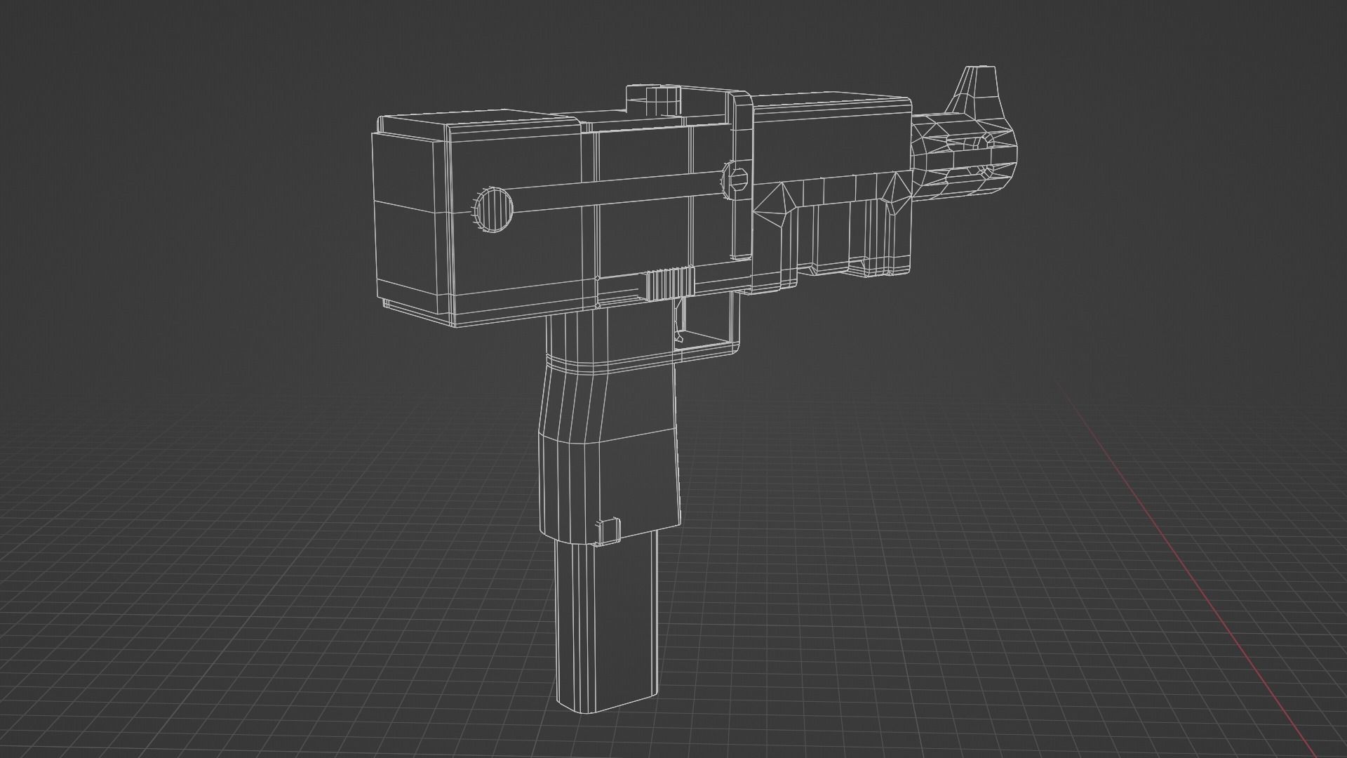 Warhammer 40k Autopistol Pattern Voss Mk 10 Low-poly 3D model_20
