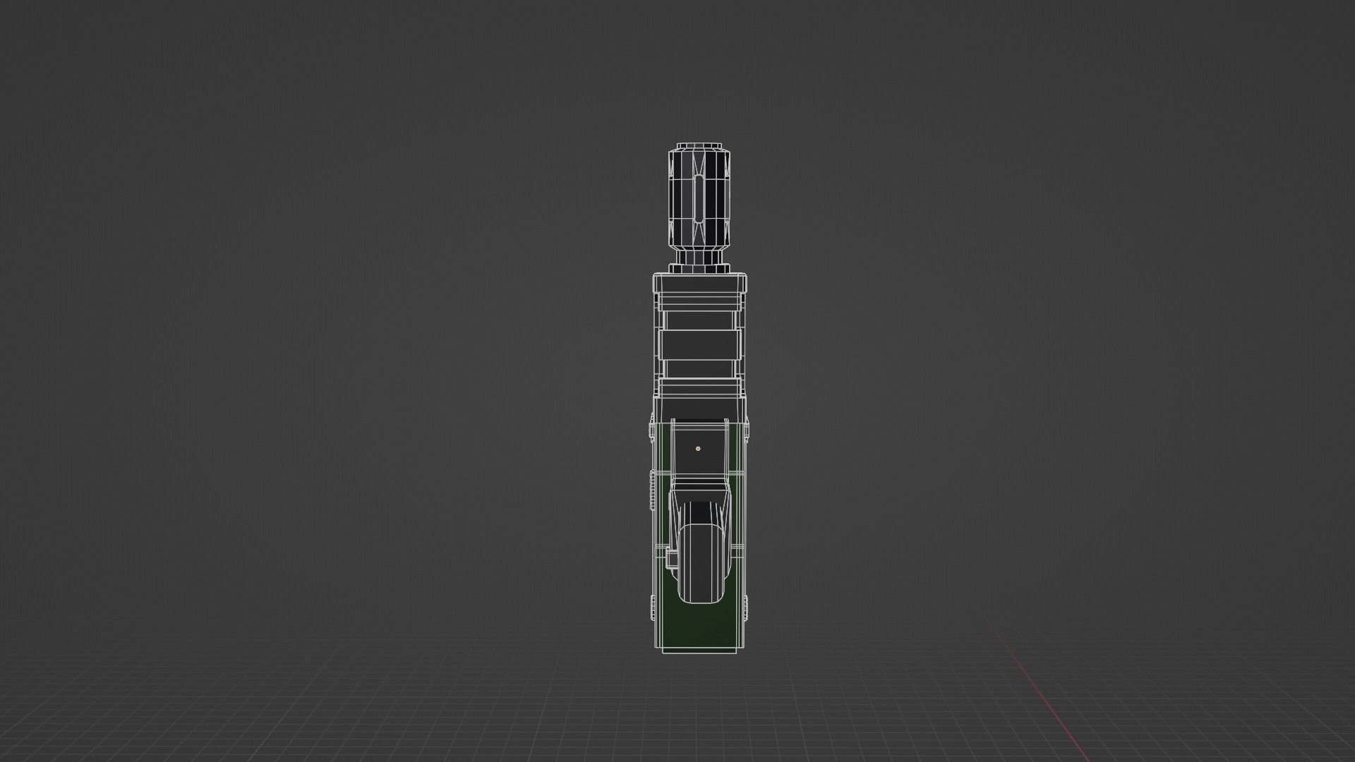 Warhammer 40k Autopistol Pattern Voss Mk 10 Low-poly 3D model_27