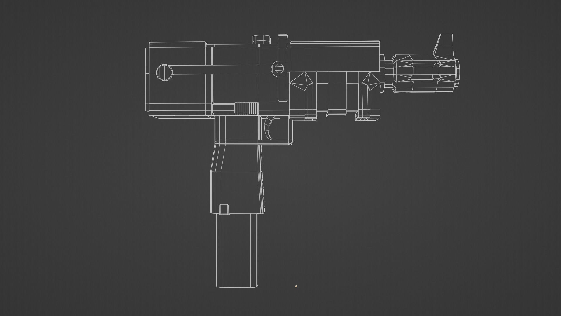 Warhammer 40k Autopistol Pattern Voss Mk 10 Low-poly 3D model_18