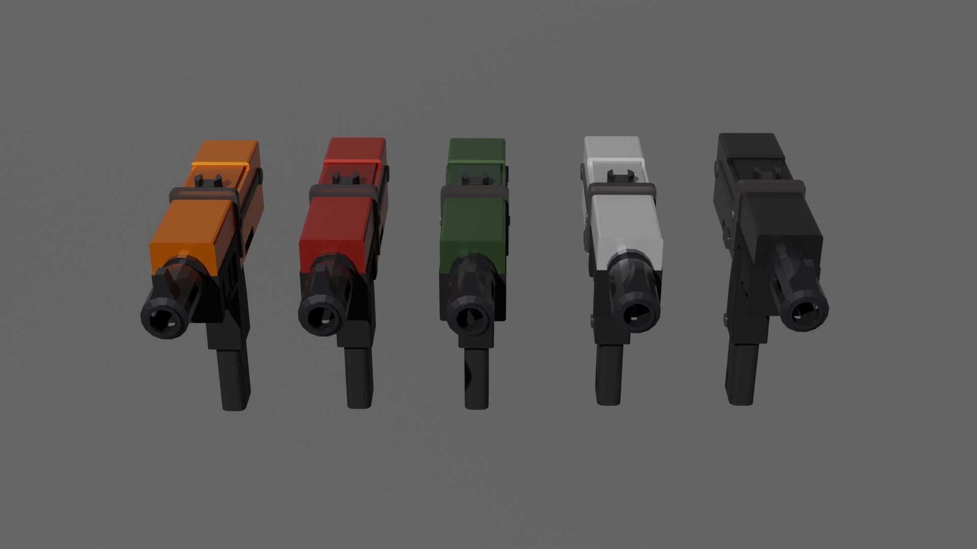 Warhammer 40k Autopistol Pattern Voss Mk 10 Low-poly 3D model_10