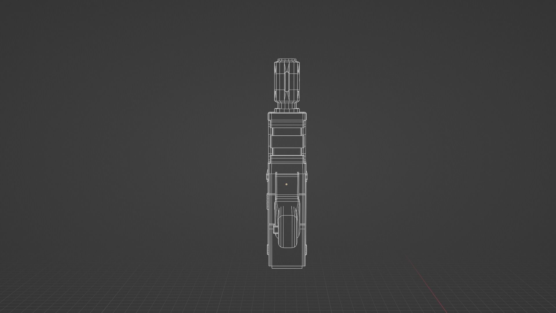 Warhammer 40k Autopistol Pattern Voss Mk 10 Low-poly 3D model_28